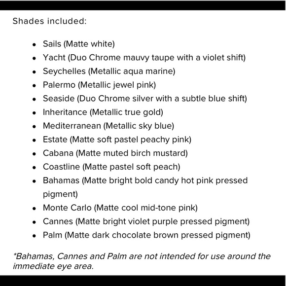 NWOB - ANASTASIA Riviera Eyeshadow Palette - Picture 15 of 16